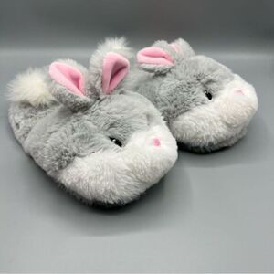 Wonder Nation Kids Plush Bunny Scuff Slippers